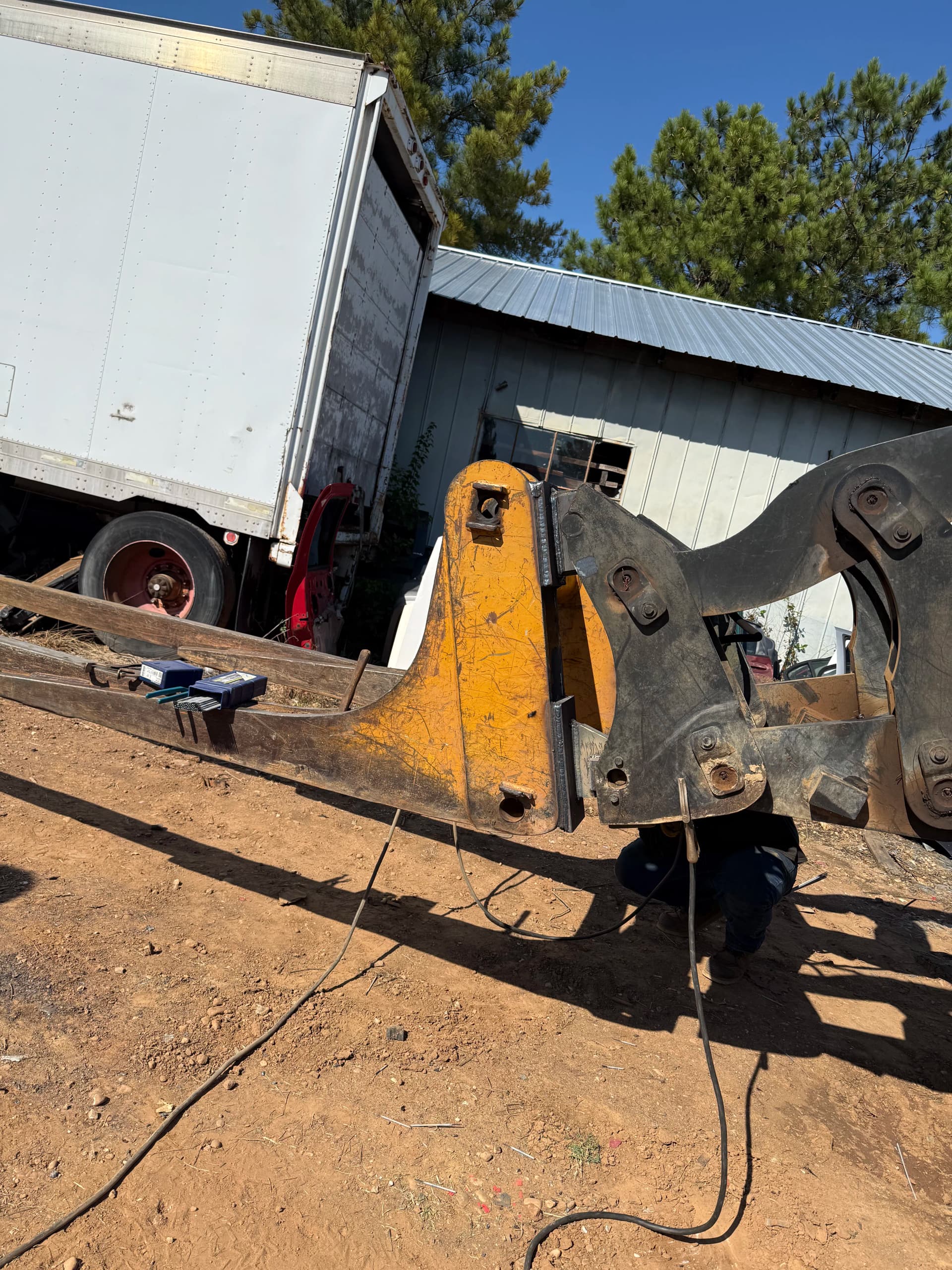 Gallery photos for Custom Fork Adapter Fabrication for Crawford Motor Co. in Wadesboro: Image #1